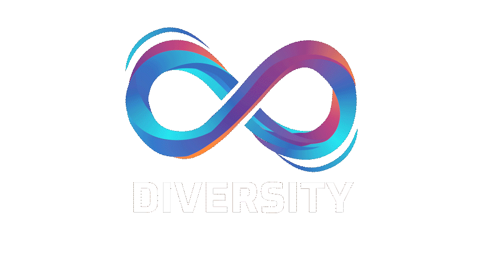 Diversity’s animated colourful infinity logo